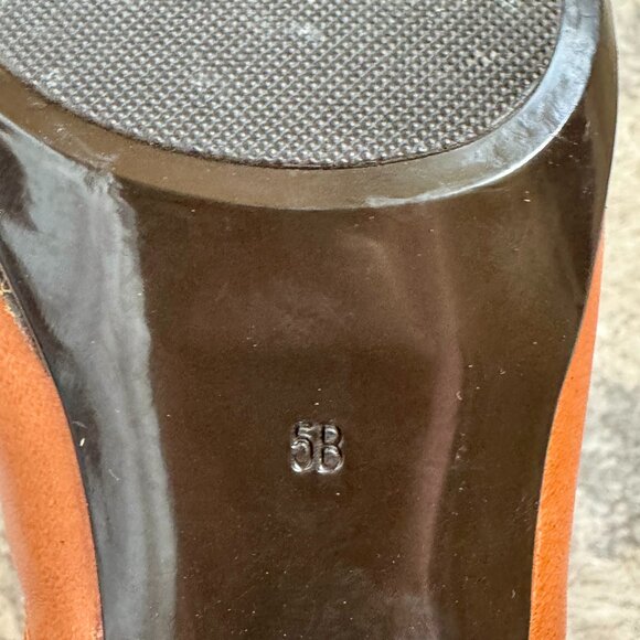 Lauren Ralph Lauren Tan Leather Mandy Heeled Ankle Boots - Picture 13 of 15